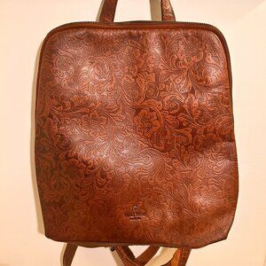 WILD WEST LOS ANGELES Back/Shoulder Genuine Leather Backpack.